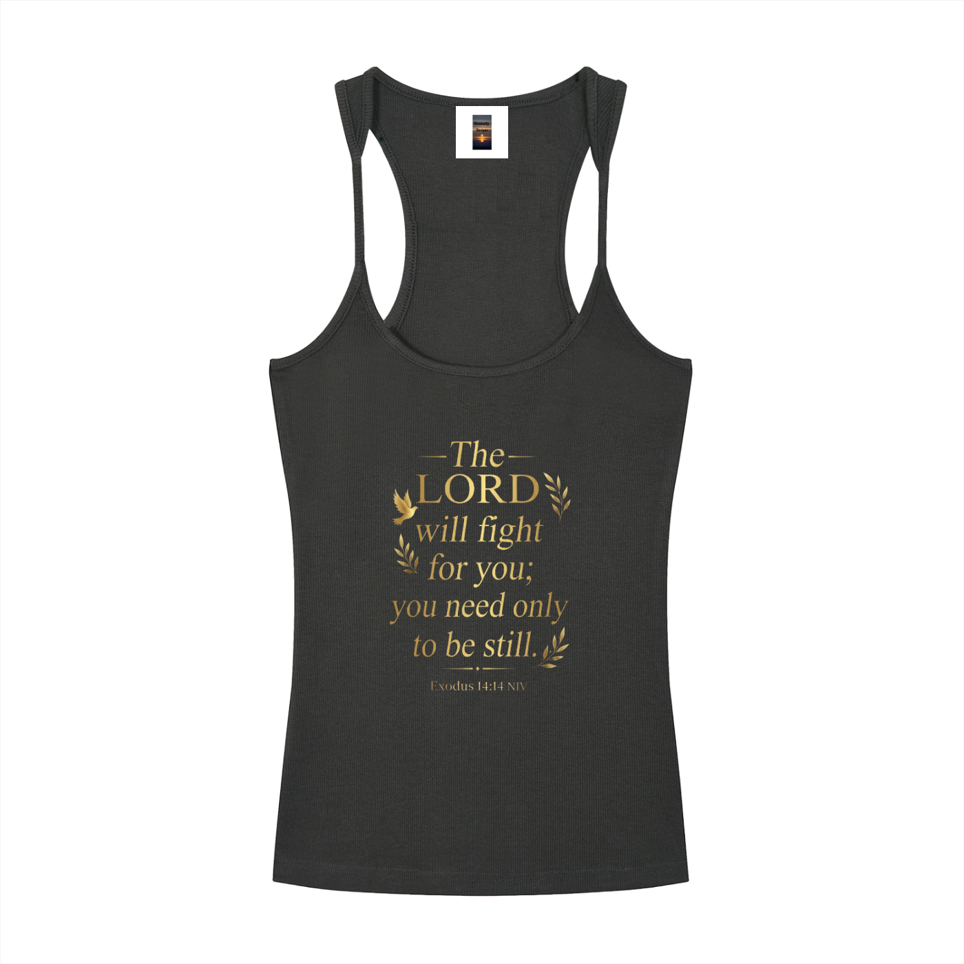 Slim Fit Ribbed Racerback Tank Top