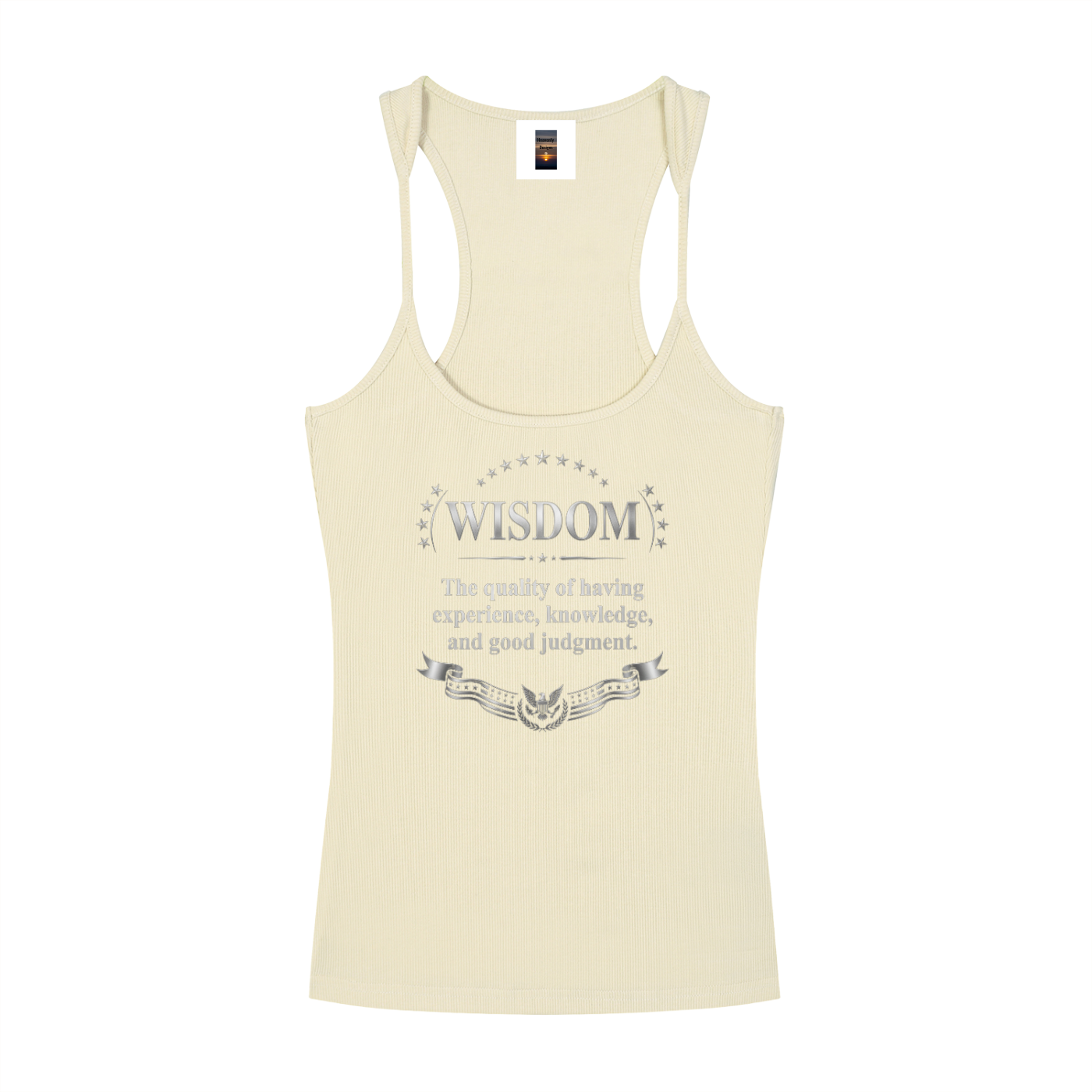 Slim Fit Ribbed Racerback Tank Top