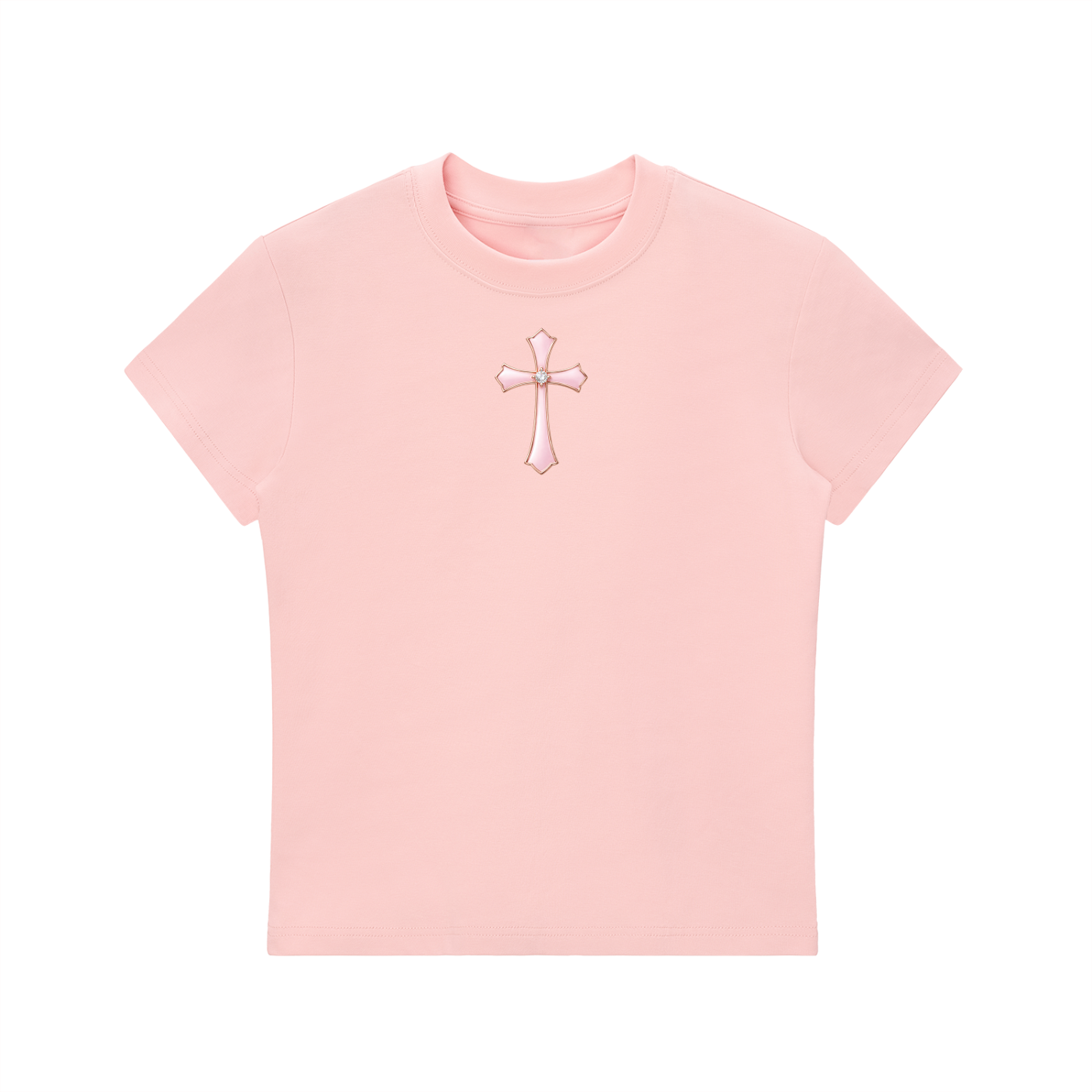 Essential Bodycon Crewneck T-Shirt