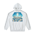 Contrast Piping Raglan Hoodie