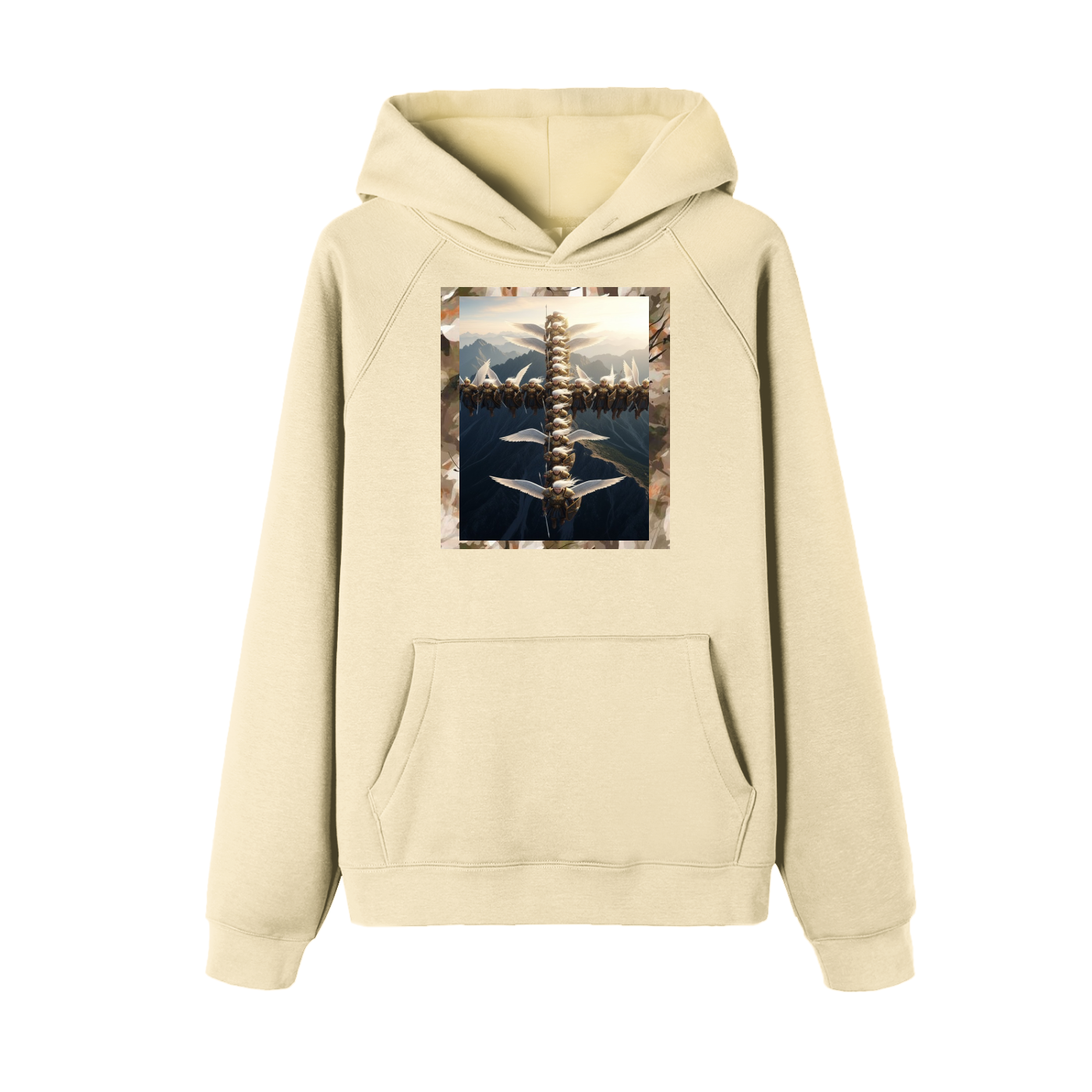 Essential Raglan Sleeve Fleece Hoodie