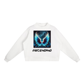 Essential Fleece Mock-Neck Crew Sweatshirt