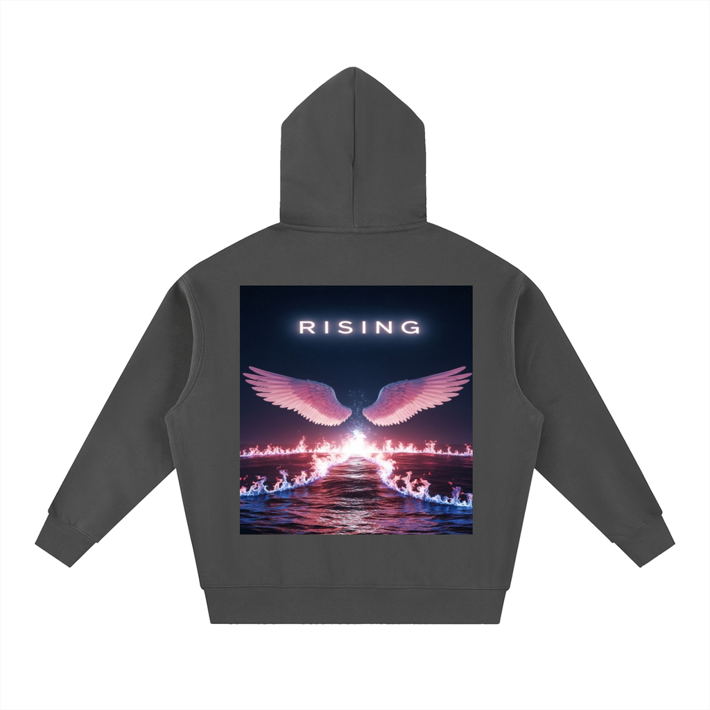 Essential Oversized Boxy Fit Fleece Hoodie
