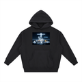 Essential Oversized Boxy Fit Fleece Hoodie